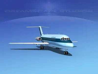 Douglas DC-9-15 Aero Executive 3D model