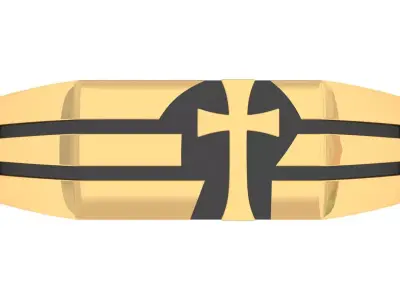 Cross Ring 3D print model