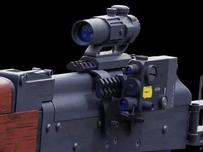 Concept AK-47 3D model