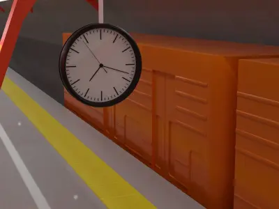 Real Subway in Istanbul 3D model