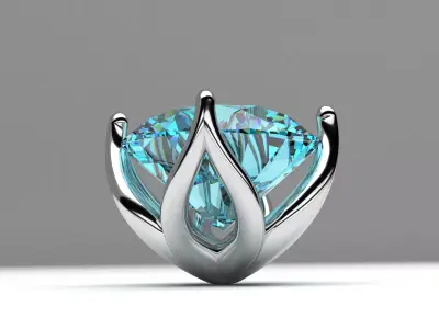 A package of solitaire ring heads engagement 4 prong printable 3D print model purchase