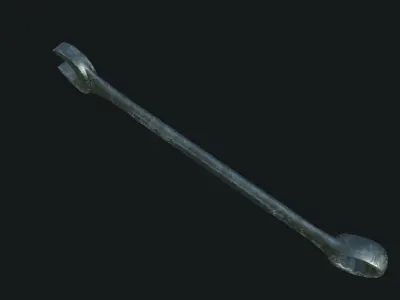 Wrench 3D model 4