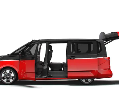VW T7 Multivan Long HQ Interior 2025 3D model purchase