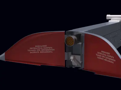 APU-60-I Launcher 3D model