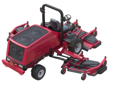 Toro Groundsmaster 5900-D Rotary Mower Low-poly 3D model