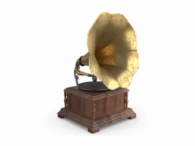 Gramophone 3D model