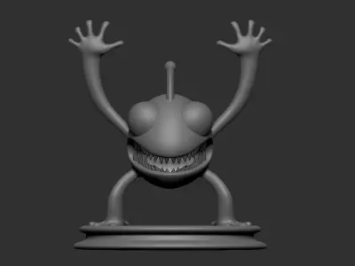 Lizardman Alien 3D Print Character Free 3D print model