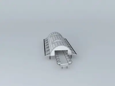 Metro Station Spijkenisse Center Free 3D model