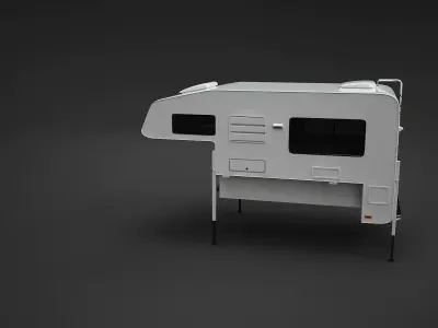 Camper Truck Top 3D model