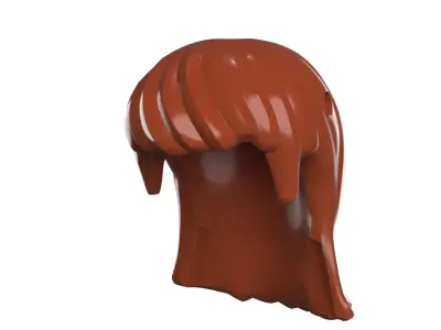 Custom3Dprint Minifigure Accessory - Minifigure Hair S2 - 123 3D print model
