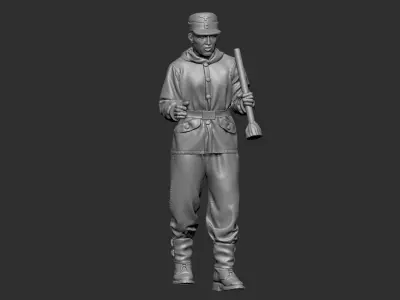 German Tankman ww2  4 3D print model