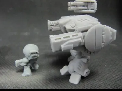 CHIBI-TECH SD - STORM-4 GUNPOD 3D print model
