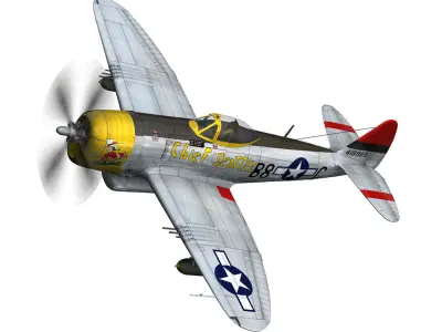 Republic P-47 Thunderbolt - Chief Seattle 3D model