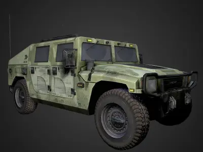 US Army Humvee HMMWV 3D model