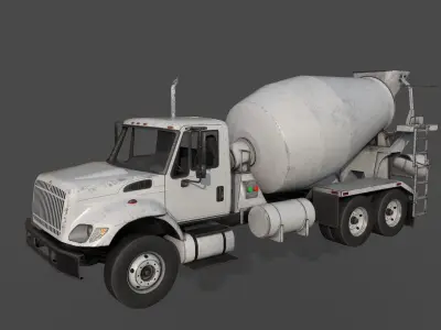Cement Truck Free 3D model