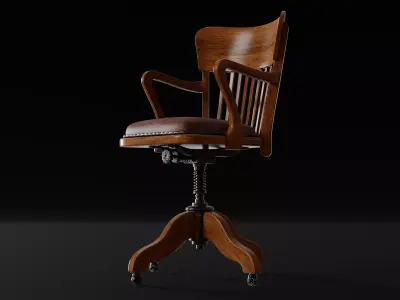 Office Chair 3d Model 3D model
