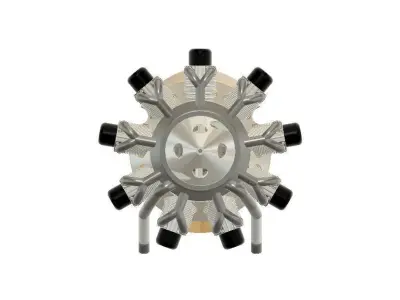 Bristol Bulldog Nose Assembly 3D model