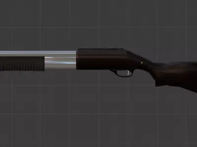 ShotGun Free low-poly 3D model get