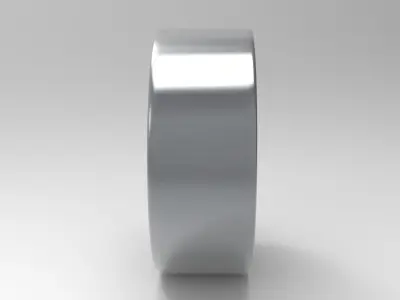 Roller Bearing Low-poly 3D model