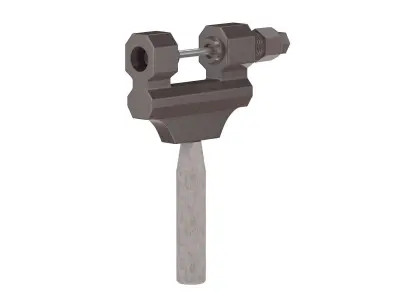 Garage Motorcycle Chain Breaker 3D model