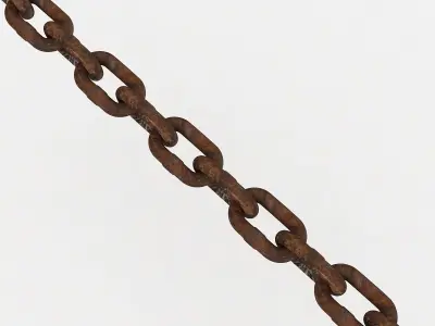 old chain 3D model