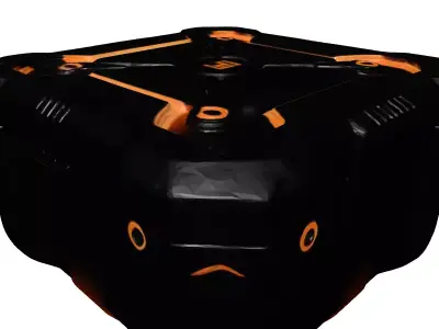 SciFi Energy Storage Crate 3D model