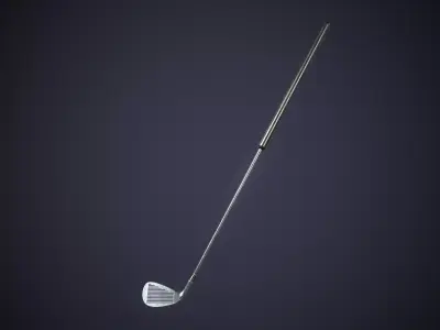 Classic Golf Club Low-poly 3D model