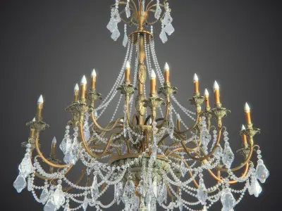 Chandelier Big 1 3D model