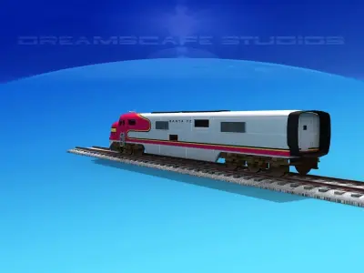 SuperChief Locomotive 3D model purchase