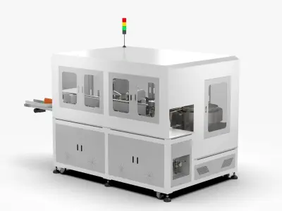 Automatic Perfume Bottle Cap Assembly Machine 3D model