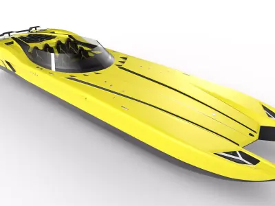 Superveloce speedboat 3D model