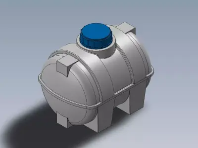 water tank 3D model buy