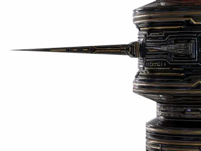 Mace X adamantium sword Low-poly 3D model