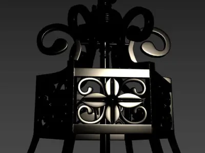 Chiaro chandelier 3D model purchase