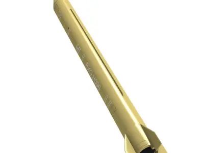 Iran Shahab 3M Missile Low-poly 3D model