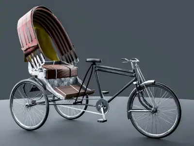 Cycle Riksha 3D model