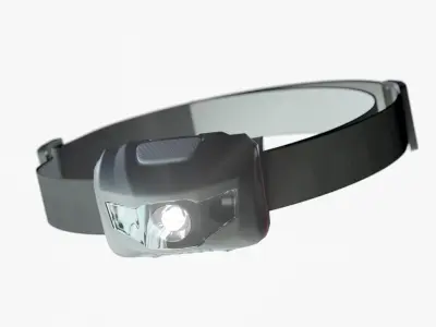 Realistic Headlamp 3D model