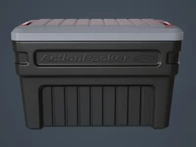 storage box Low-poly 3D model buy