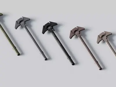 SOLGW Liberty Ambi Charging Handle Low-poly 3D model