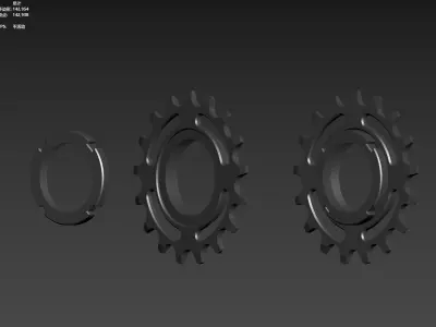 gear sprocket 3D model