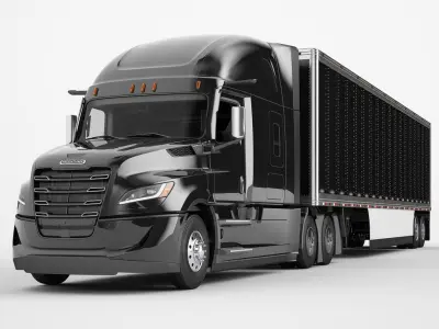  Freightliner Cascadia 2025 Truck Trailer 04 