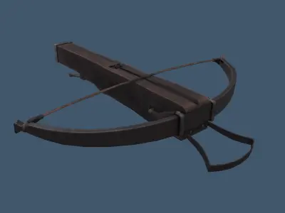 Fantasy Style Crossbow Free low-poly 3D model