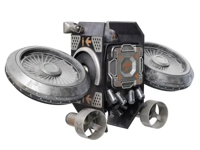 Research drone 3D model