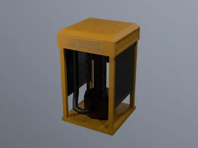 Sci-Fi Asset Low-poly 3D model 2