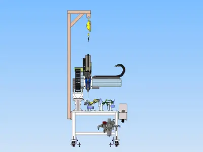 26218-AUTO SEALLER MACHINE Free 3D model