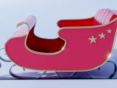 Sleigh 3D model get