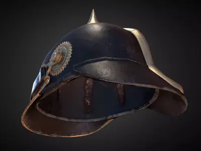 Helmet - Low Poly from century Low-poly 3D model