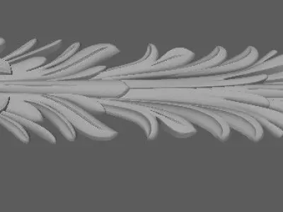 Central decor ornament for furniture Free 3D model 2