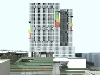 Office Building 3D model 131