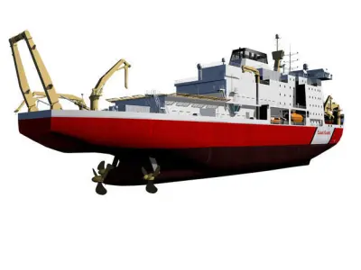 Icebreaker 3D model